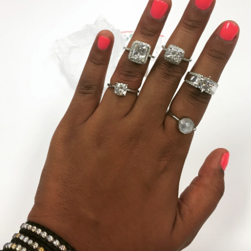 rings on hand