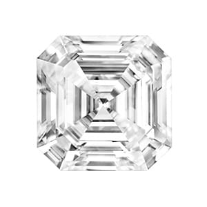 Asscher shaped stone