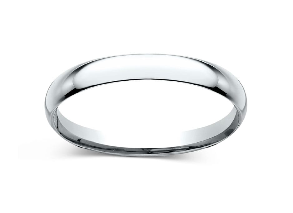 White gold band