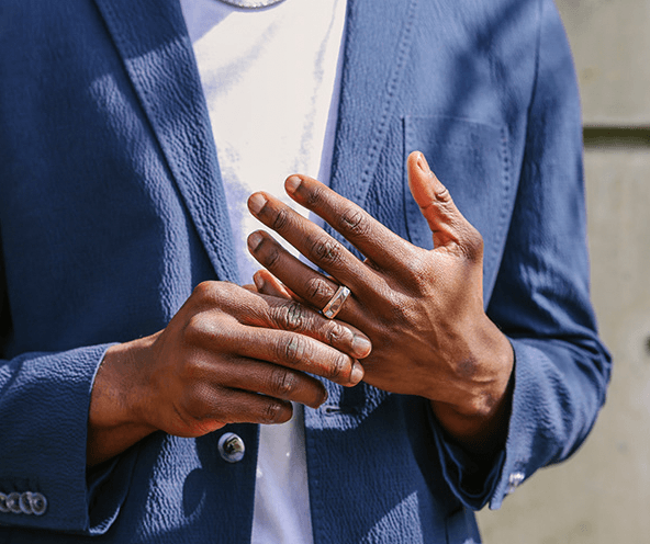 dad with ring