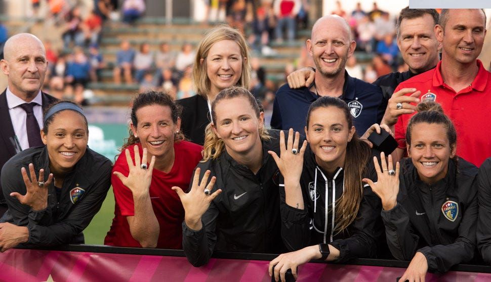 NC Courage ring presentation