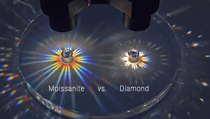 moissanite vs diamonds