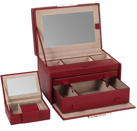 Got a lot of jewelry? Get a case like this to keep it all in tip-top shape! Leather Jewelry Box, Queen’s Court Collection by Wolf, Moissanite.com, $180