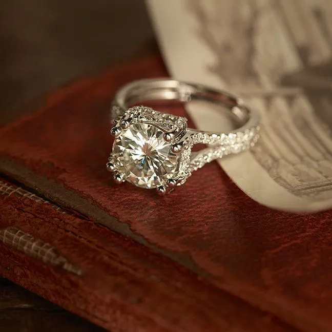 The Blair Ring by Venazia, Moissanite.com, $3,999