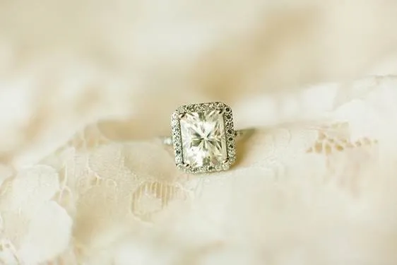 moissanite ring