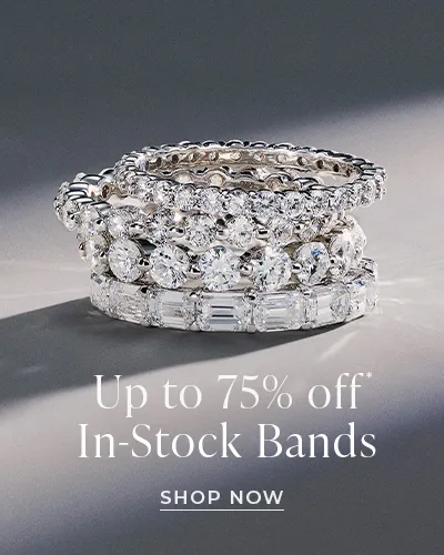 Up to 75% off In Stock bands, shop now
