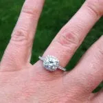 cloudy moissanite