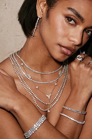 woman wearing jewelry
