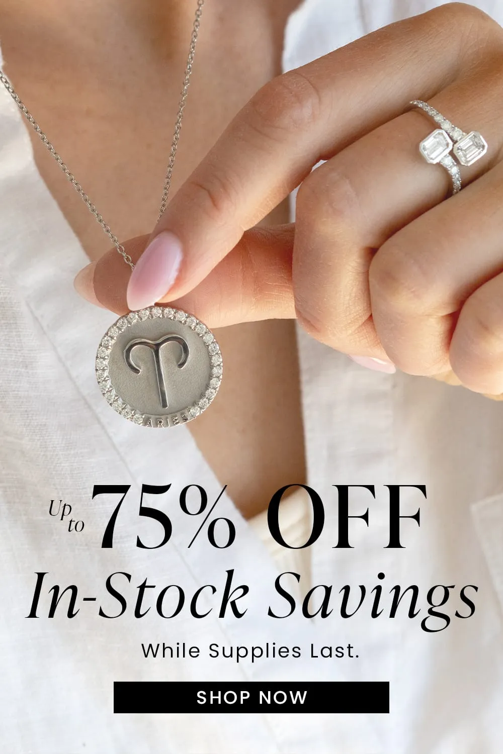 Up To 75% Off In-Stock Savings While Supplies Last