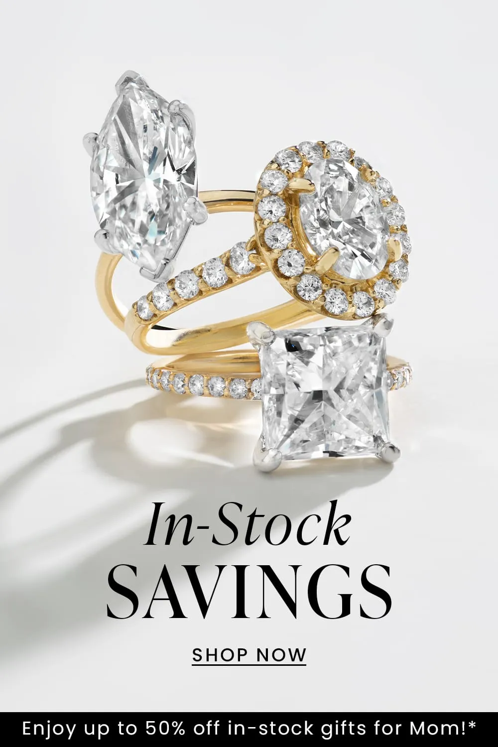 In Stock Savings, enjoy up to 50% off in-stock gifts for mom, shop now.