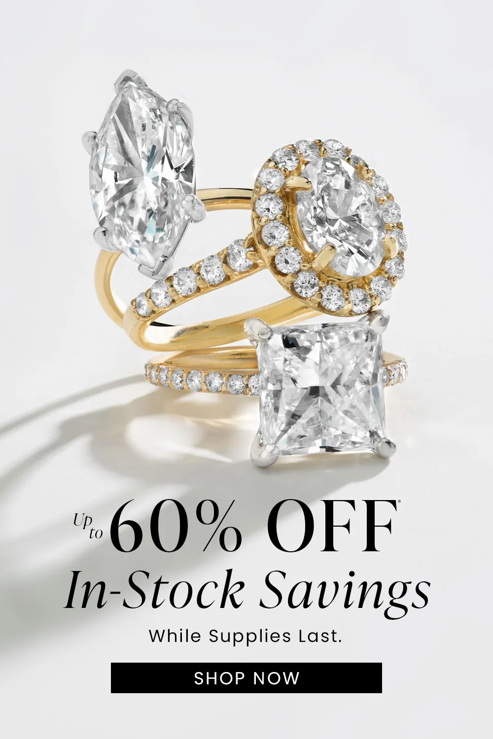 Up to 60% Off In-Stock Savings