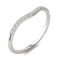 Round Hearts & Arrows Signature Accented Halo Classic Matching Band