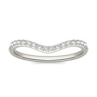 Oval Signature Accented Halo Mini Matching Band