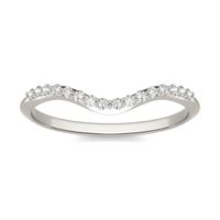 Pear Signature Accented Halo Petite Matching Band