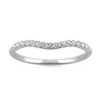 Round Hearts & Arrows Signature Petite Side-Stone Classic Matching Band