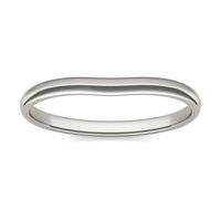 Round Hearts & Arrows Signature Solitaire Petite Matching Band