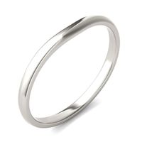 Round Hearts & Arrows Signature Solitaire Petite Matching Band