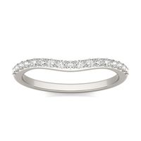 Emerald and Radiant Signature Petite Side-Stone Classic Matching Band