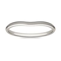 Oval Signature Solitaire Petite Matching Band