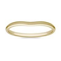 Oval Signature Solitaire Petite Matching Band