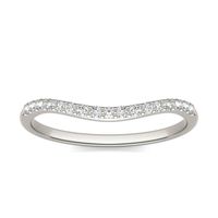 Cushion Hearts & Arrows Signature Petite Side-Stone Classic Matching Band
