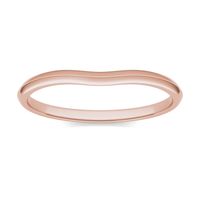 Oval Signature Solitaire Petite Matching Band