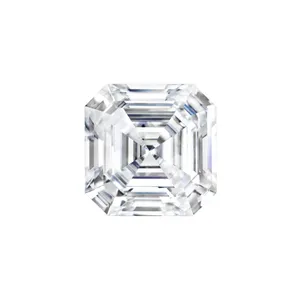 1.30 Ct. DEW Asscher Forever One&trade; Moissanite Gemstone image, 