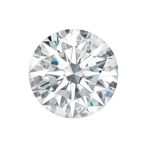 2.26 Ct. DEW Round Hearts & Arrows Forever One&trade; Moissanite Gemstone image, 