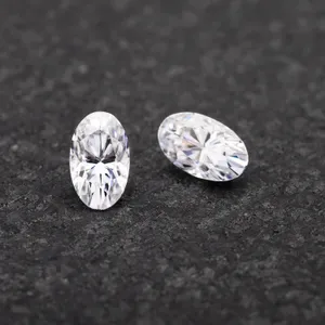 1.30 Ct. DEW Elongated Oval Forever One&trade; Moissanite Gemstone image, 