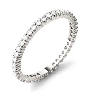 Serene Shared Prong Petite Eternity Band image, 