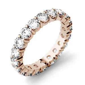 Serene Shared Prong Bold Eternity Band image, 