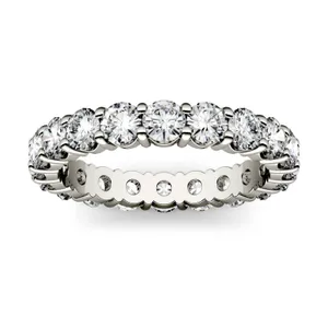 Serene Shared Prong Bold Eternity Band image, 