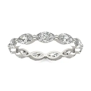 Marquise Single Prong Eternity Band image, 