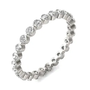 Round Brilliant Single Prong Eternity Band (3/4 ct. tw.) image, 