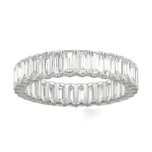 Emerald Trellis Eternity Band image, 