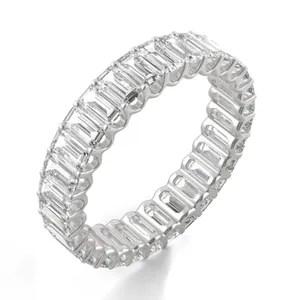Emerald Trellis Eternity Band image, 