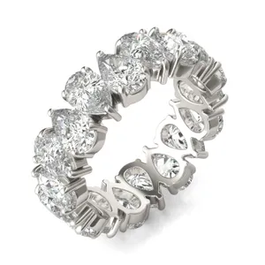 Alternating Pear Eternity Band image, 