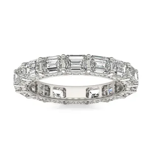 East-West Pavé Basket Eternity Band image, 