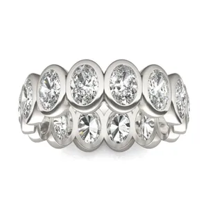 Oval Bezel Eternity Band image, 