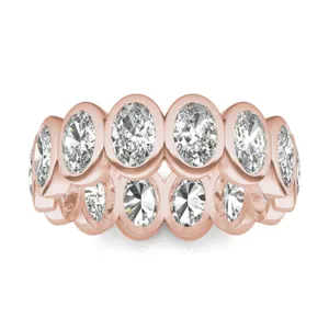 Oval Bezel Eternity Band image, 