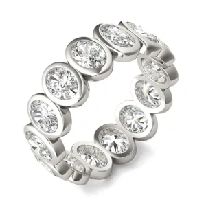 Oval Bezel Eternity Band image, 