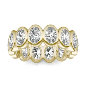 Oval Bezel Eternity Band image, 