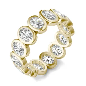 Oval Bezel Eternity Band image, 