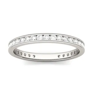 Petite Channel Set Eternity Band image, 