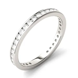 Petite Channel Set Eternity Band image, 