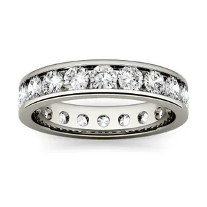 Bold Channel Set Eternity Band image, 