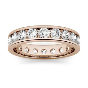 Bold Channel Set Eternity Band image, 