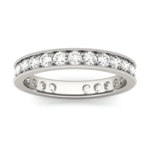 Milgrain Channel Eternity Band (1 ct. tw. DEW) image, 