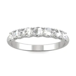 Round Rose Seven-Stone Anniversary Band image, 