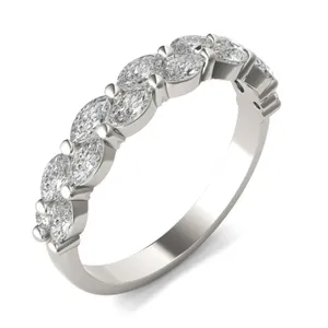 Marquise Double Row Shared Prong Ring (7/8 ct. tw.) image, 